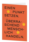 Korrespondenzkarte "Überraschend menschlich handeln"