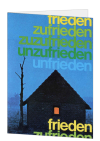 Korrespondenzkarte "Frieden - unzufrieden"