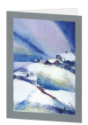 Korrespondenzkarte "Häuser im Schnee"