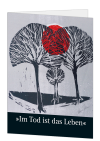 Korrespondenzkarte "Im Tod ist das Leben"