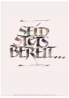 Poster "Seid stets bereit..."