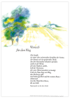 Poster "Wunsch für den Weg" (einseitig bedruckt - nur quer)