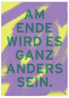 Poster "Am Ende"