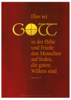 Poster "Ehre sei Gott"