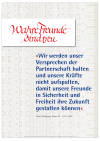 Poster "Wahre Freunde"