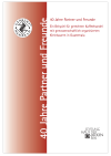 Broschüre "40 Jahre Partner und Freunde" - Ein Beispiel für gerechten Kaffeehandel mit genossenschaftlich organisierten Kleinbauern in Guatemala.