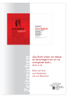 Broschüre "Das Recht ströme wie Wasser, die Gerechtigkeit wie ein nie versiegender Bach."