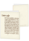 Korrespondenzkarte "Vater unser"