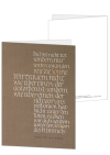 Korrespondenzkarte "Du bist nicht tot" Motiv II
