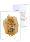 Korrespondenzkarte "Ihr seid das Salz der Erde"